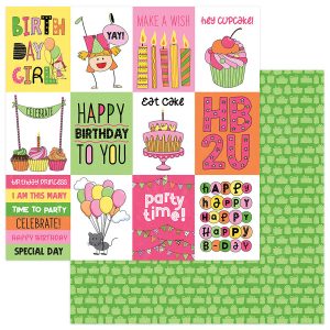 Papel Celebrate de la coleccion Birthday Wishes Girl
