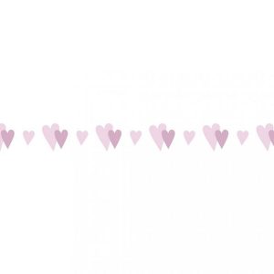 washi tape corazones rosas