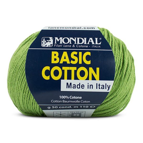 hilo mondial basic cotton verde