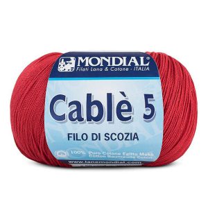 lana extrafinal cablè 5 rojo