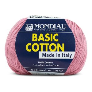 hilo mondial basic cotton rosa