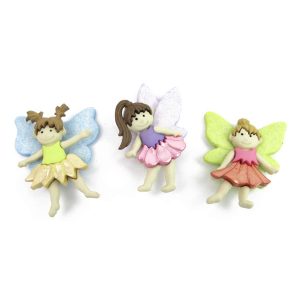 botones flower fairies