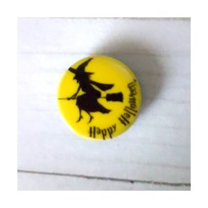 Botón Halloween bruja 2