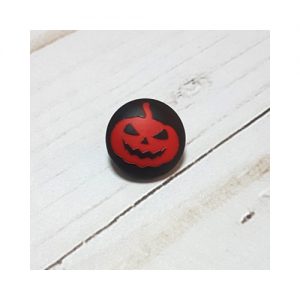 Botón Halloween calabaza