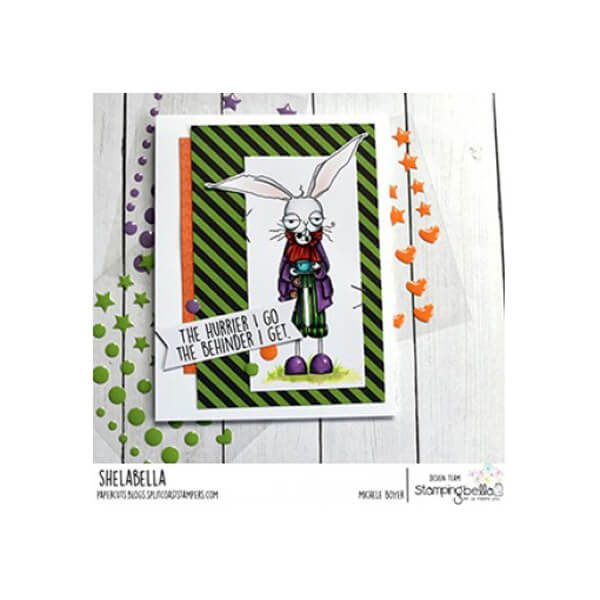 sello march hare stamping bella