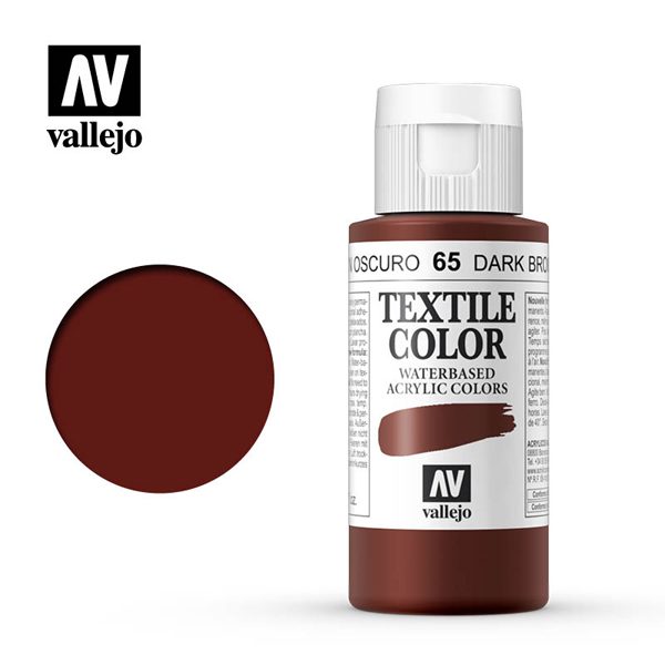 textile color vallejo marron oscuro 65