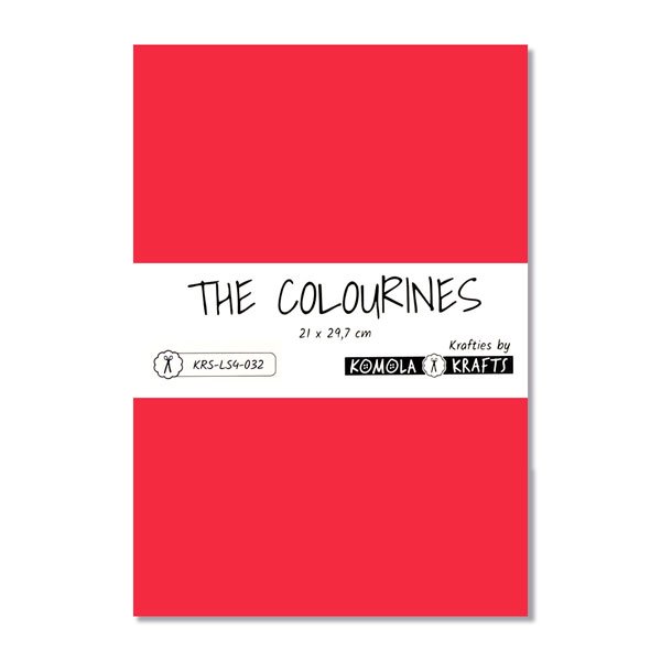 The Colourines rojo carmesí