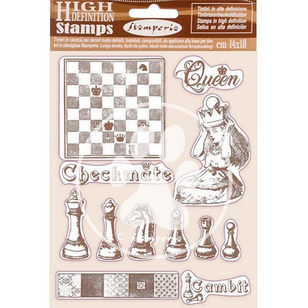 sellos de caucho ajedrez