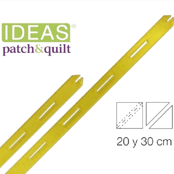 Regla de Patchwork recta IDEAS de 3 x 30 cm.
