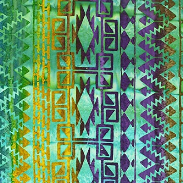 tela batik desertscapes azteca
