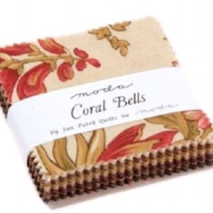 mini charm pack coral bells