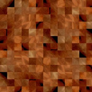 tela square inlay brown