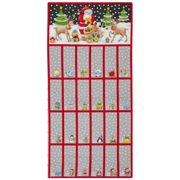 Swift to Stitch Finished Size 60x60cm .Panel 60x110cm Advent Calendar .Clever fold up Design by Nutex 