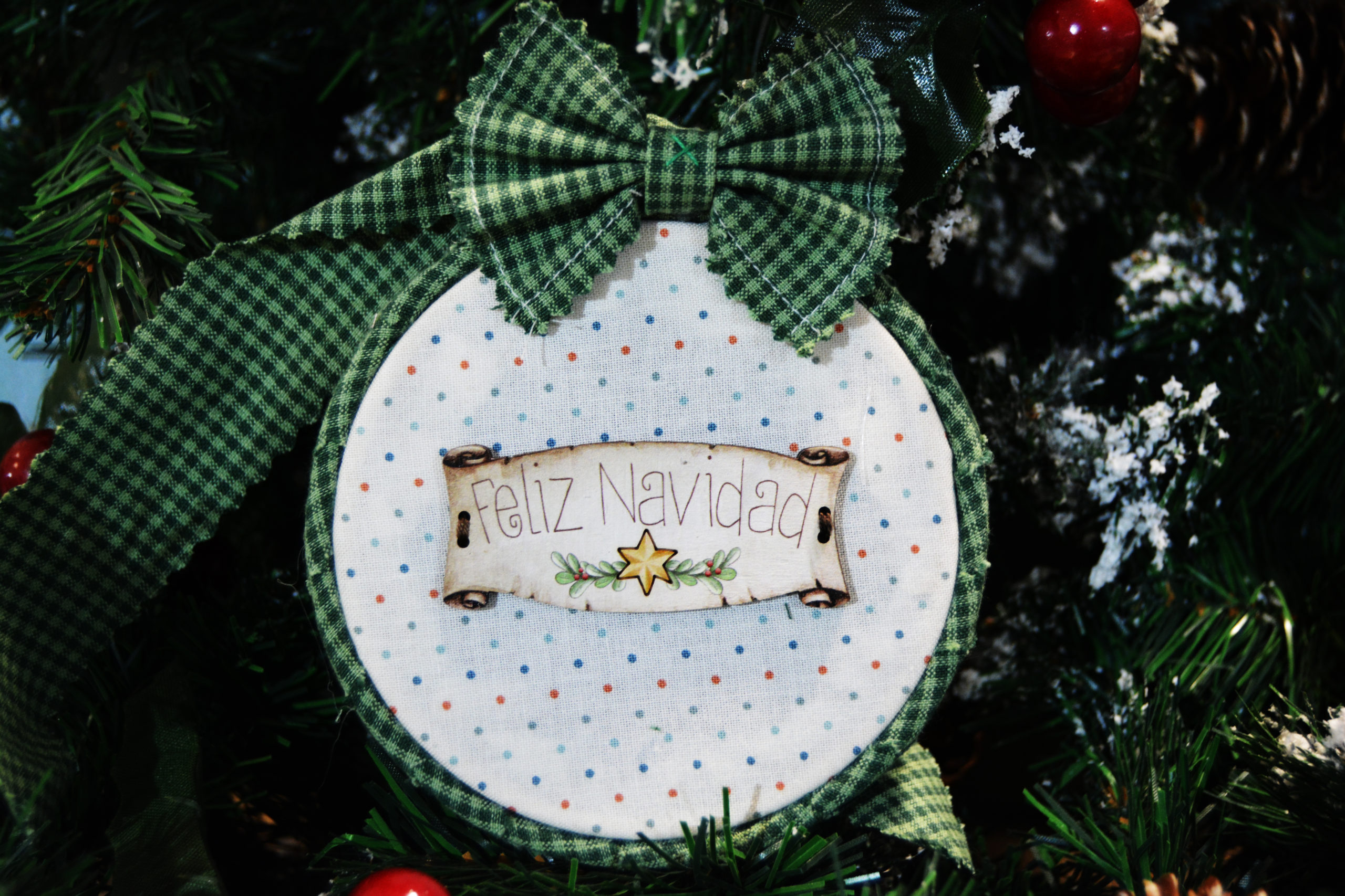 Botones decorativos para patchwork de Navidad