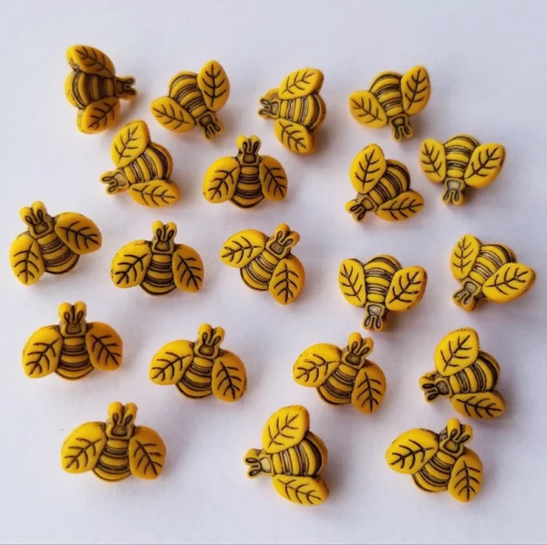 Botones Tiny Bees