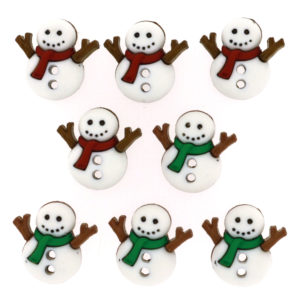 Botones Sew Cute Snowmen